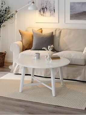 IKEA STARREKLINTE Rug, flatwoven, 120x180 cm, Natural/Light Green discontinued